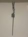 Lampadaire vintage chromé Space Age – années 60/70