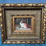 Painting signed "Rabbit".