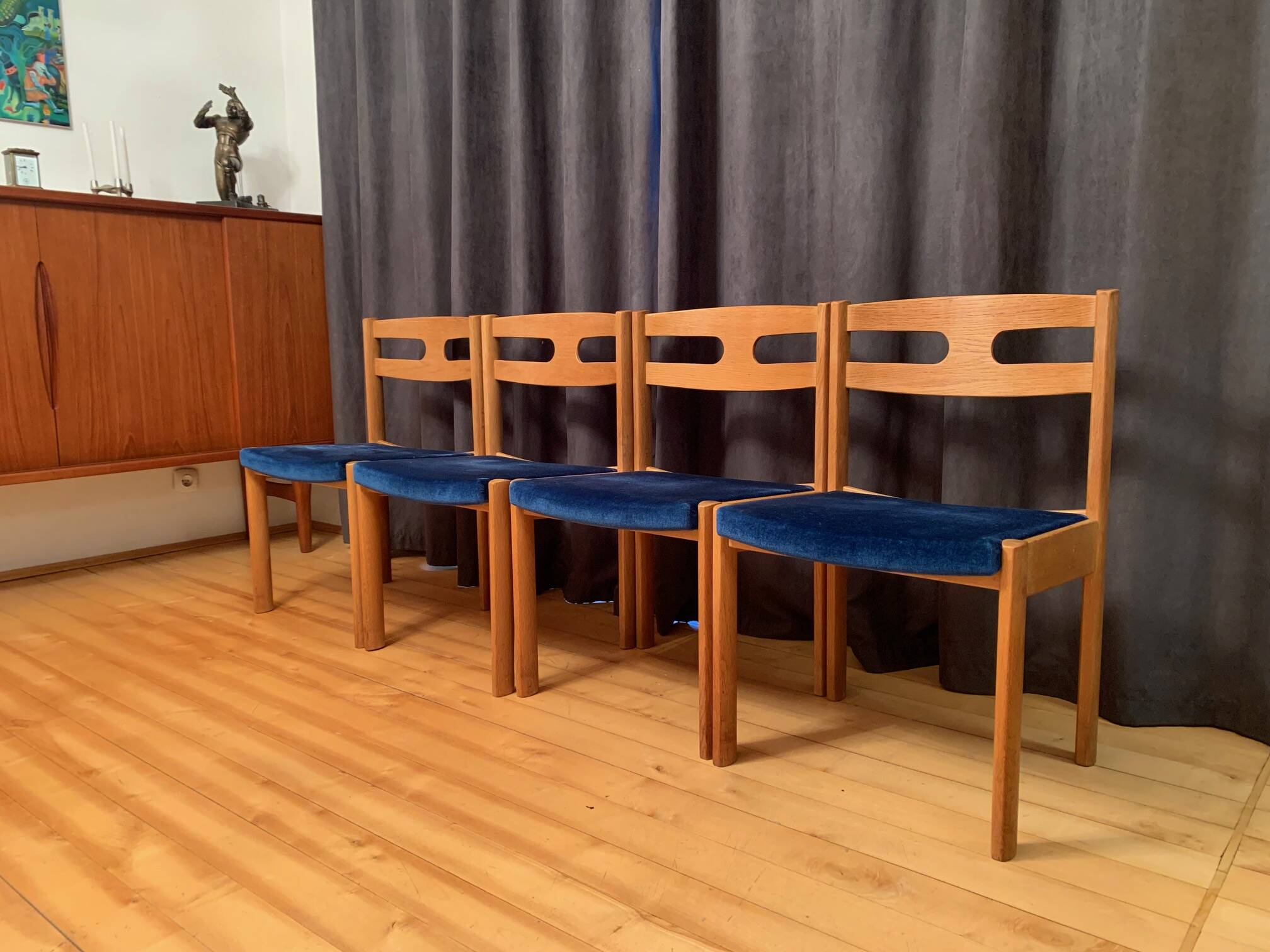 Set of four Asko Export chairs, Finland, 1960s