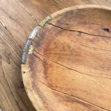 Plat touareg en bois rond XL