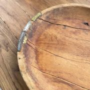 Plat touareg en bois rond XL