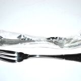 Lot de 2 fourchettes à poisson en métal argenté reneka filet spatours 18cm