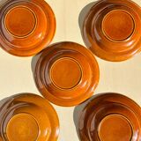 5 ceramic soup plates