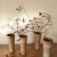 Lot de 4 vases en grès vintage