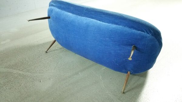 Canapé sofa egg biomorphique de Fritz Neth pour correcta années 1955