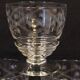 10 old port wine glasses in engraved art deco chiseled crystal