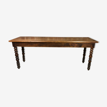 Draper's table / solid oak console 1900s