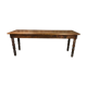 Draper's table / solid oak console 1900s