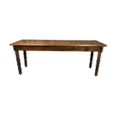 Draper's table / solid oak console 1900s