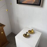 Brass "apple" pocket watch