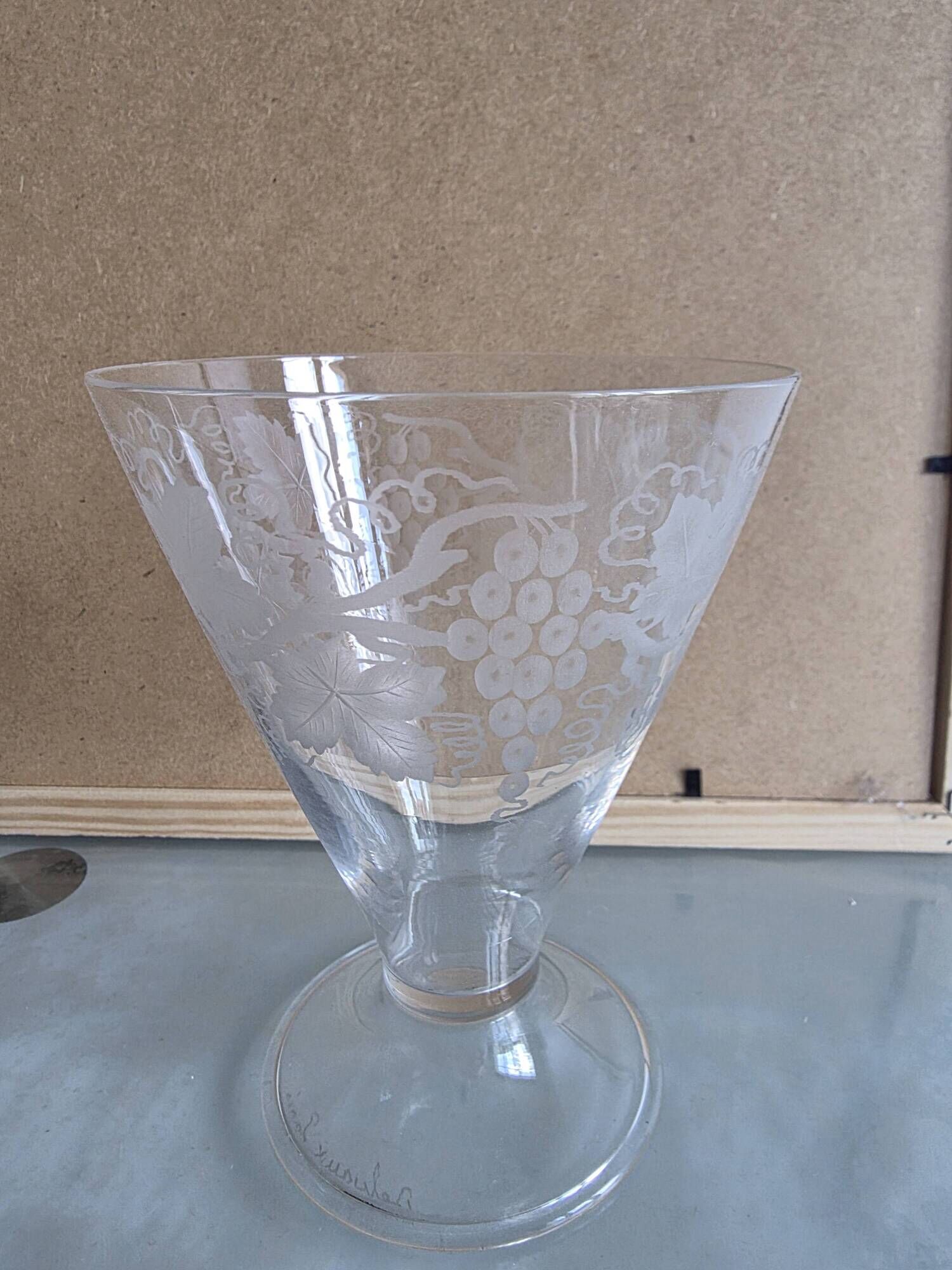 11 verres en cristal Delvaux Paris