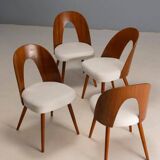 Set of four dining chairs, Antonín Šuman, 1960s, Czechoslovakia