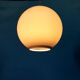 Rare opaline glass pendant lamp by Philips, 1960s