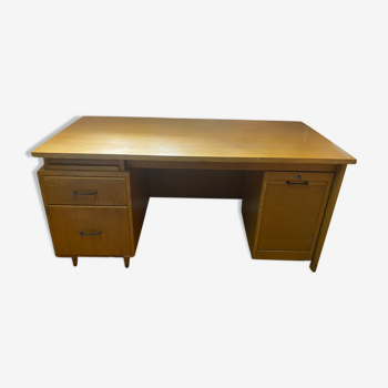 Art deco burwood desk with filing cabinet