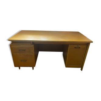 Art deco burwood desk with filing cabinet