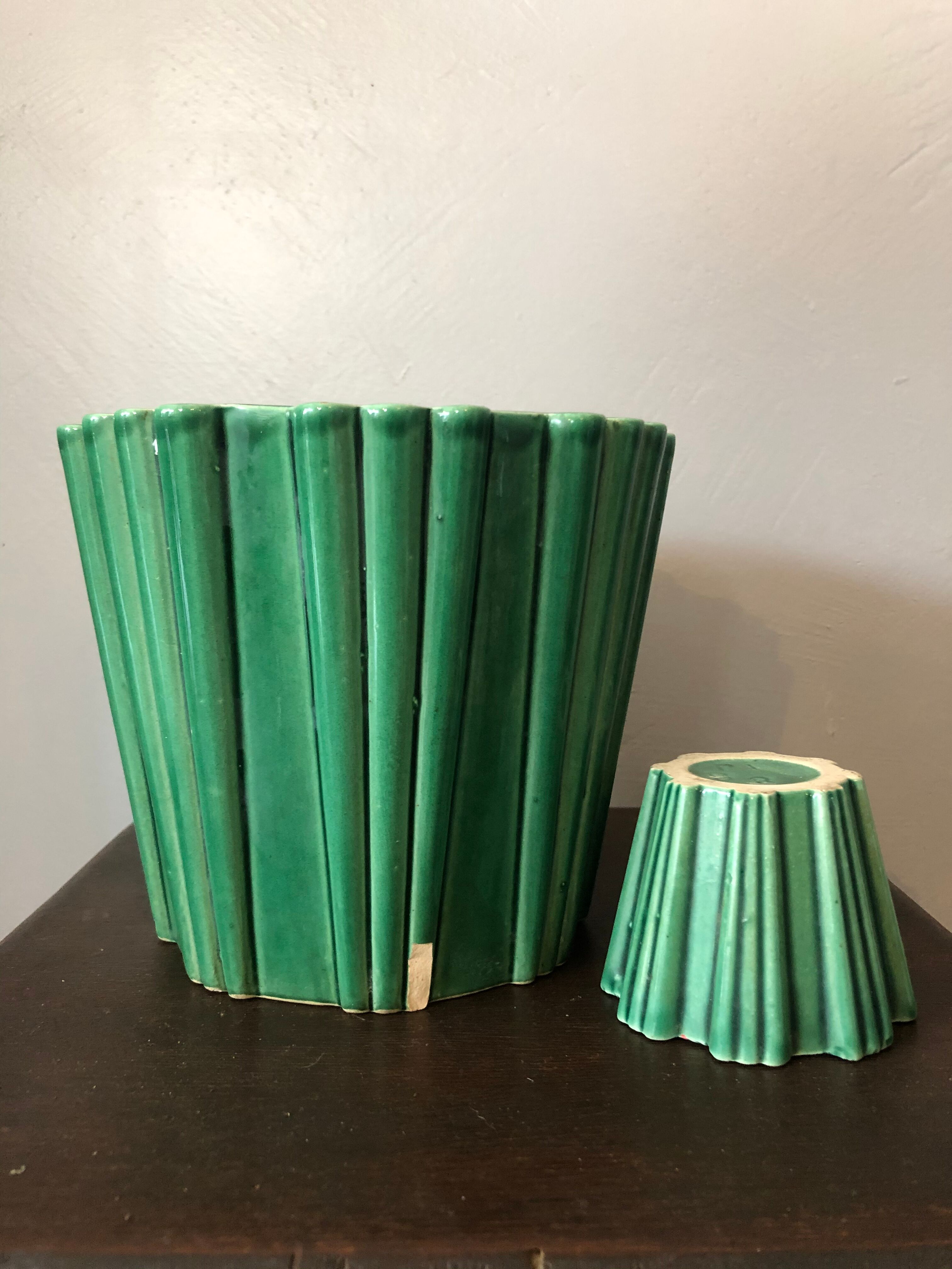 Duo de cache-pots en céramique Poët-Laval