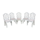 Lot de 5 chaises anciennes en chêne