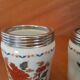 Baked egg in porcelain of paris, lot of 2