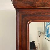 Vintage wood mirror cabinet