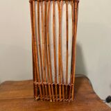 Vintage wicker lamp