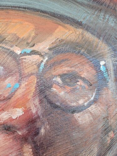 Portrait huile sur toile Jean Simeon Chardin