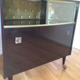 Vintage rolling bar cabinet