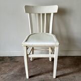 White wooden bistro chair