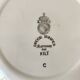 Porcelain dessert plates, Luneville Badonviller, tulip decor