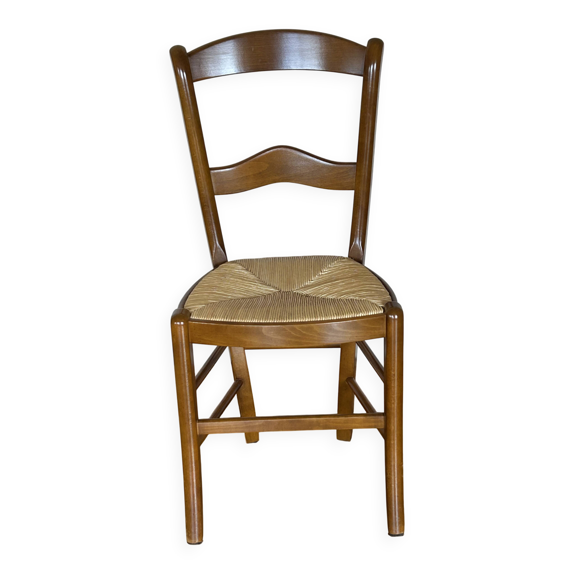Cherry wood dining chairs