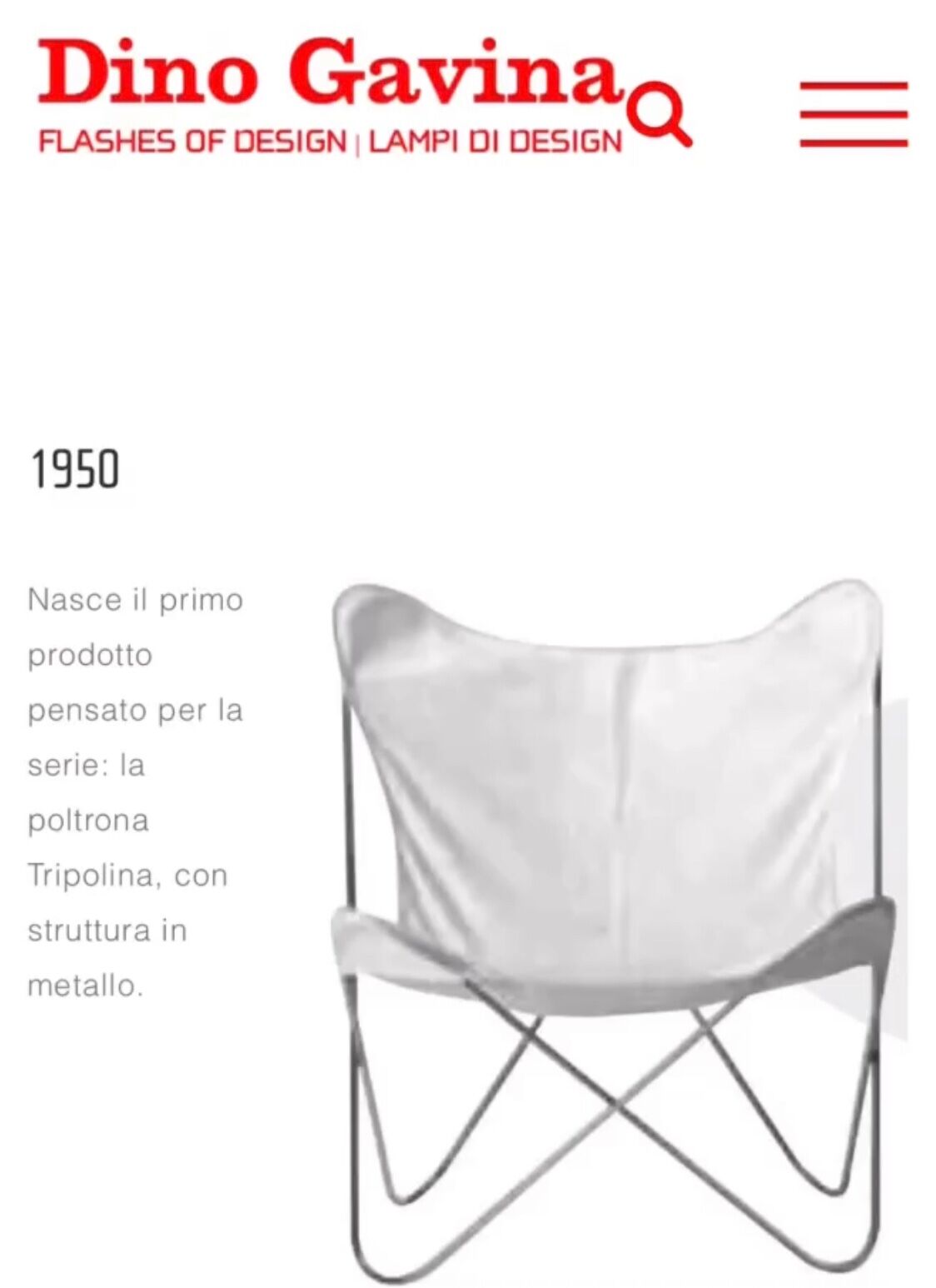 Armchair "Papillon" in chromed steel by Gavina Spa, Italy 70s