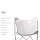 Fauteuil "Papillon"en acier chromé de Gavina Spa, Italie années 70