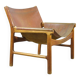 A/S MIKAEL LAURSEN / vintage leather armchair / Illum Wikkelsø / Denmark 1960s