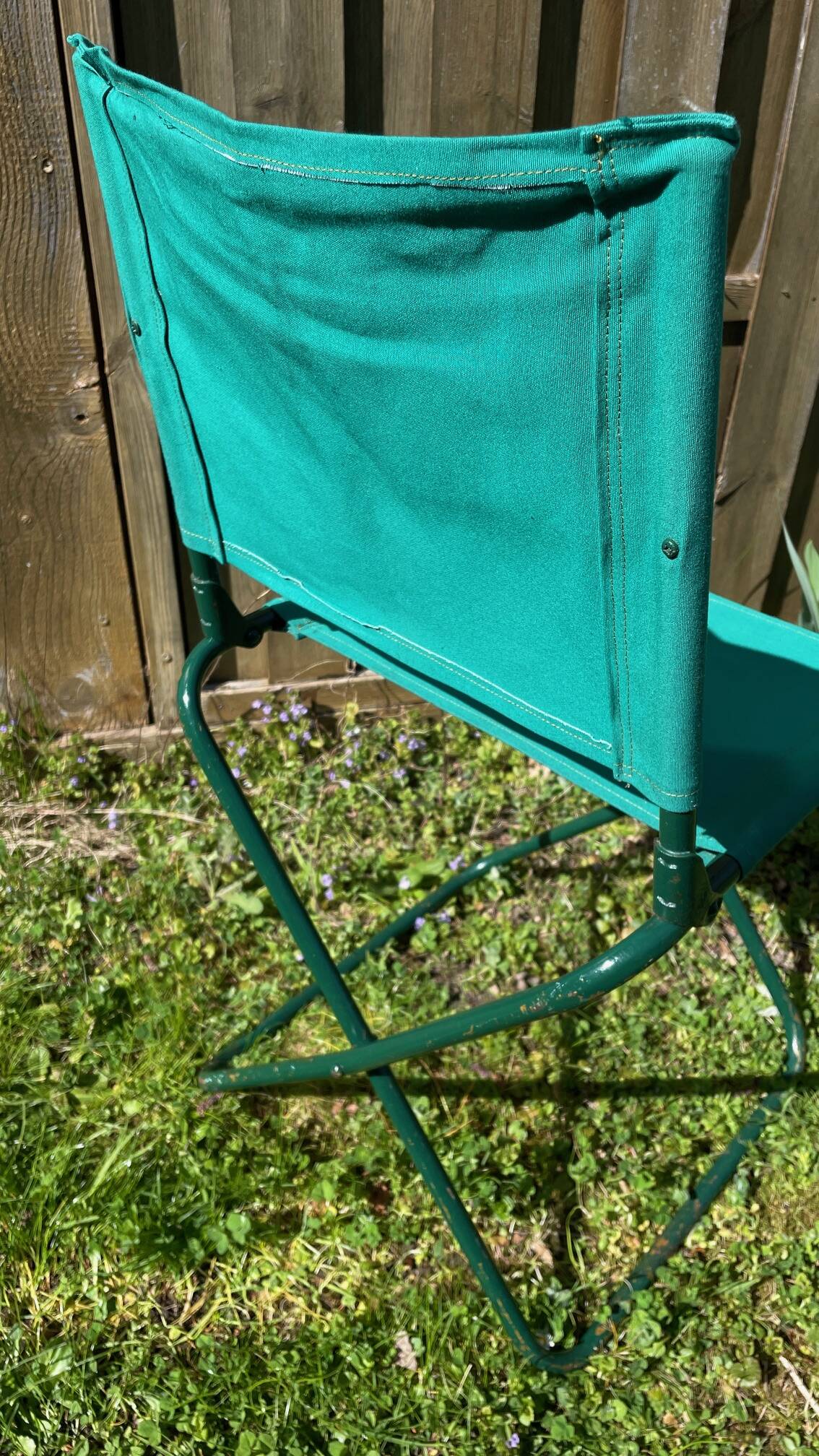 Vintage camping folding chair