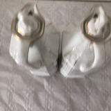 2 old bottles of oil and vinegar made in slovakia