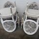 Four medallion armchairs