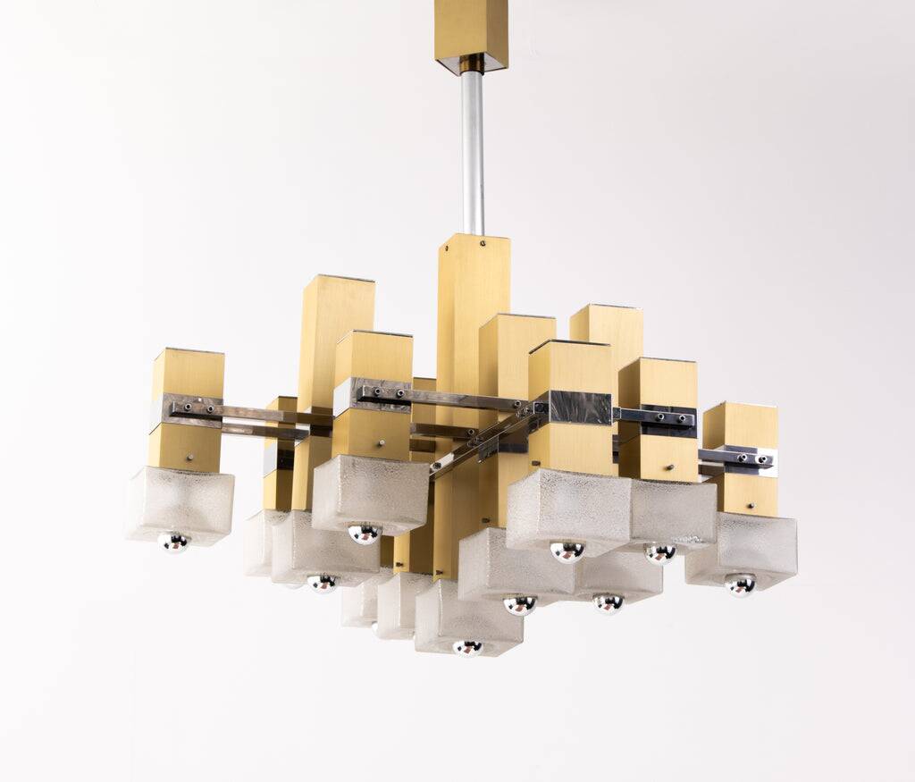 Sciolari 13-light chandelier from the 60s