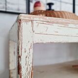 Old patinated draper's table