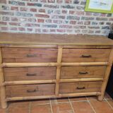 Bamboo chest of drawers