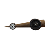 Prototype wooden rocket car