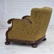 1960s, Danish armchair, furniture wool, solid oak wood.
