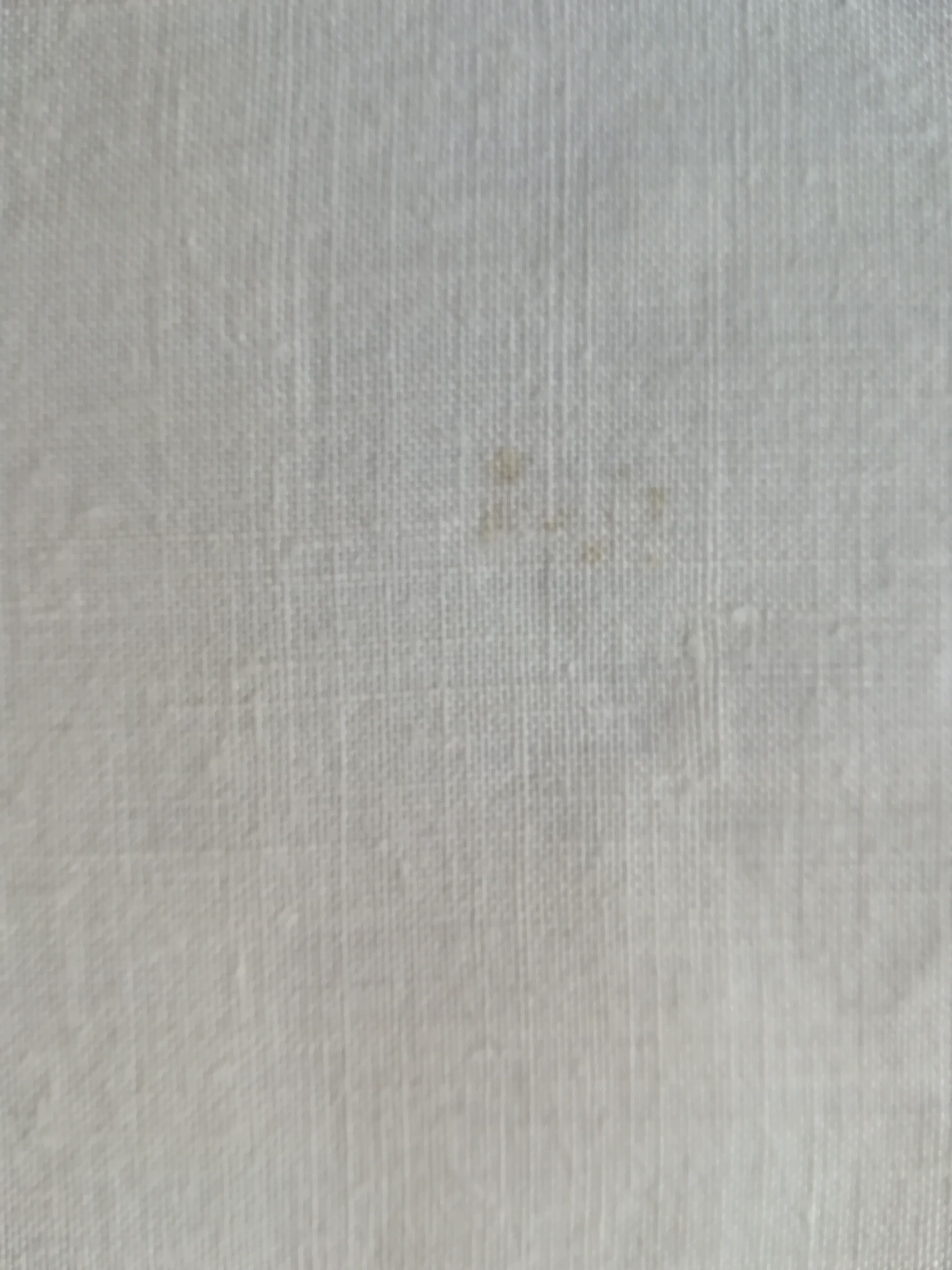 Round off-white tablecloth embroidered with grey flowers with 8 matching napkins - festive table