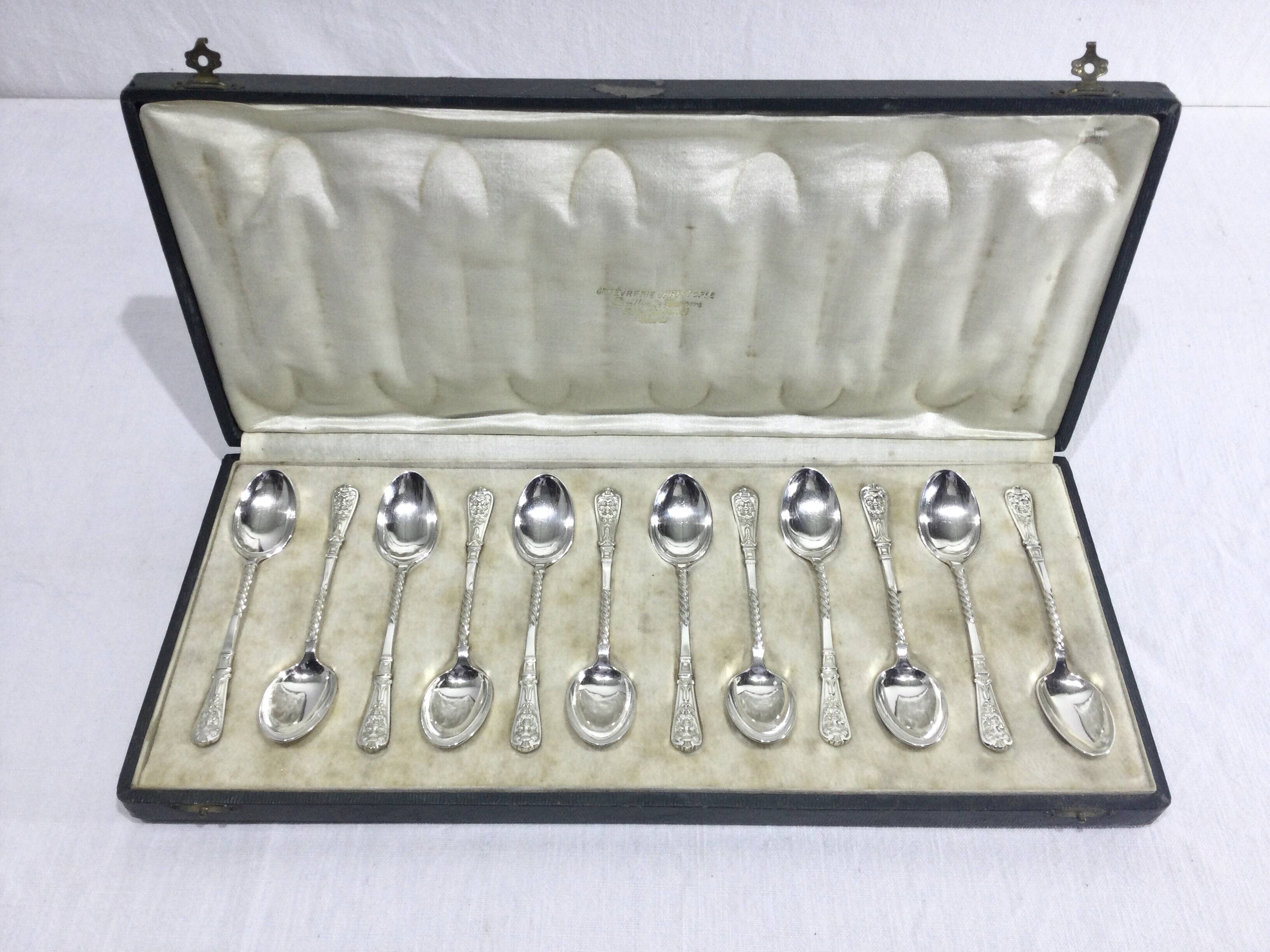 Christofle – 12 teaspoons Mascaron