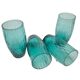 Vintage cocktail glasses by Sarnecki for Krosno Glassworks, Poland, 1970s, set of 4