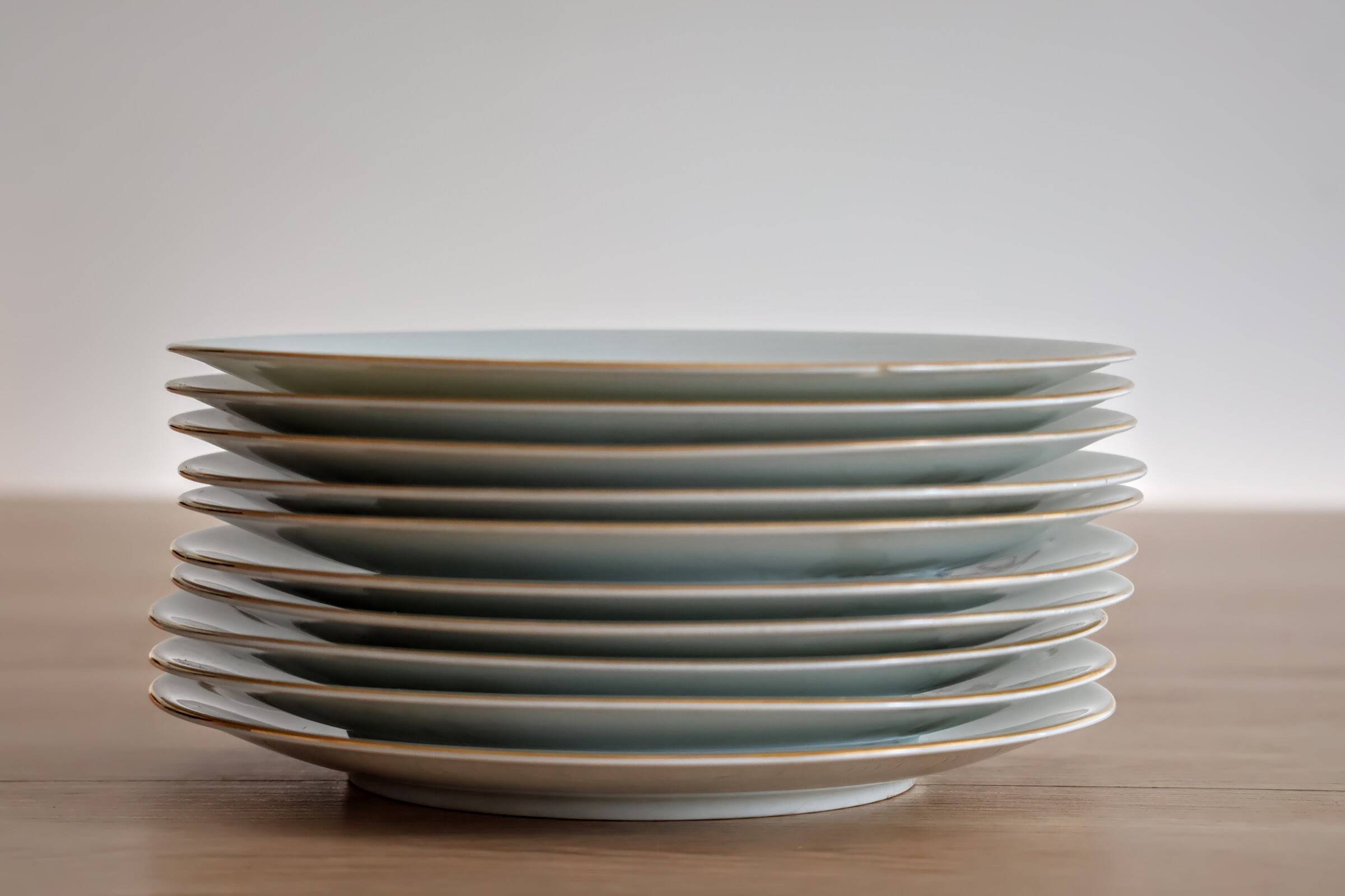 Service à dessert 10 assiettes et plat en porcelaine PMR Bavaria Jaeger & Co