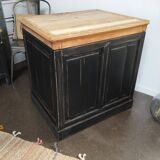 Buffet Noir et Bois Ancien