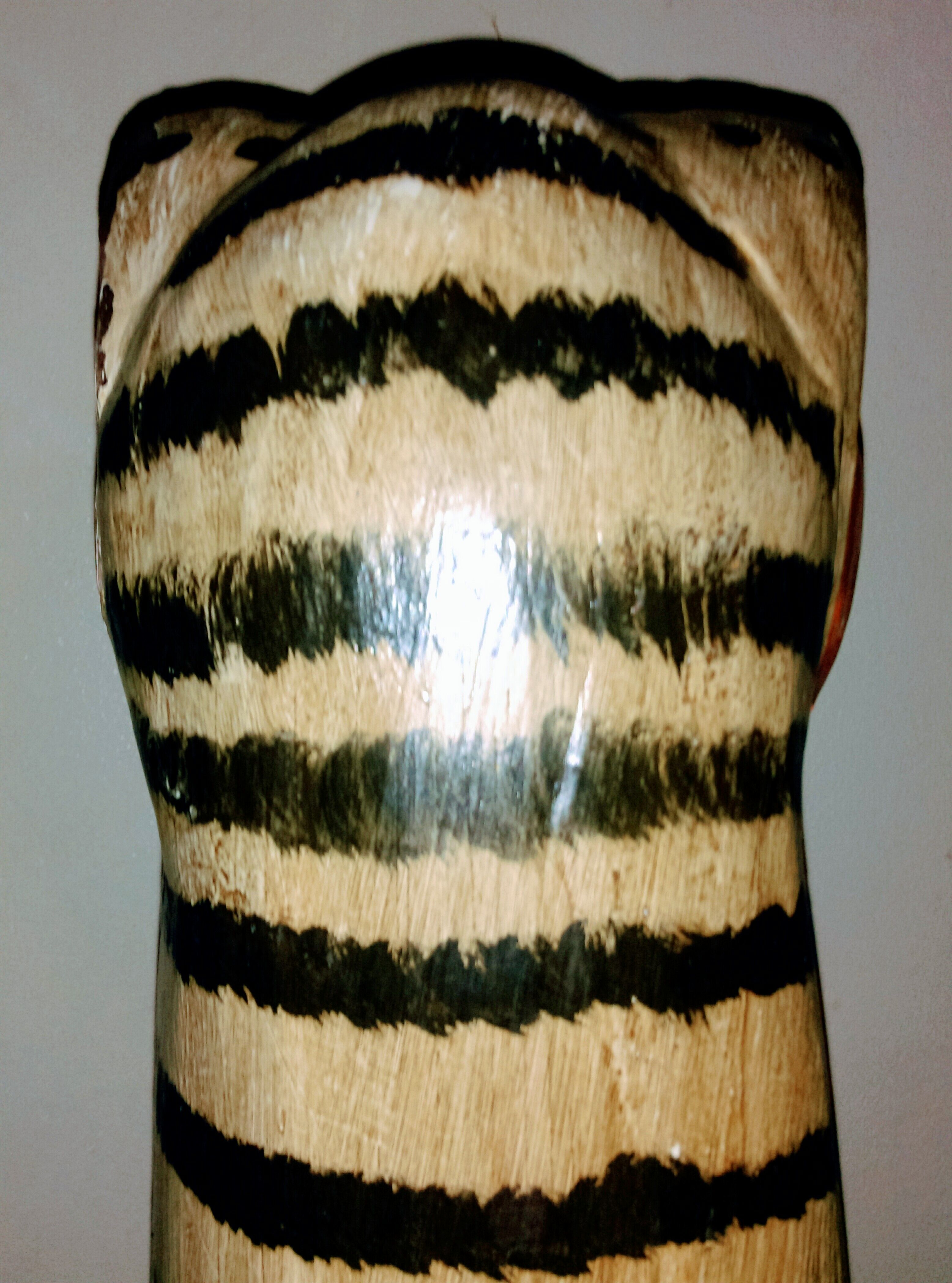 Sculture léopard bois type asiatique ancienne