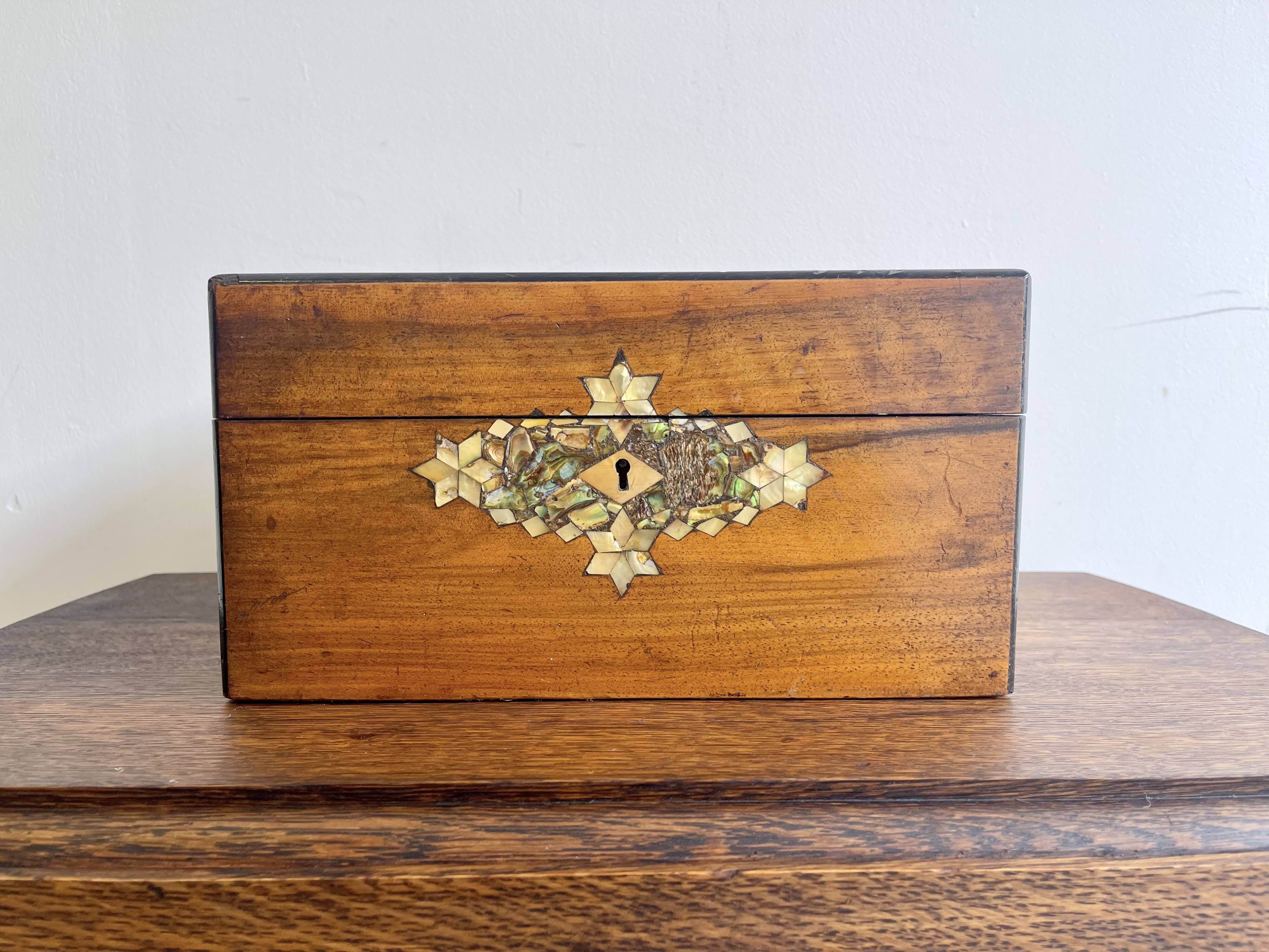 Vintage Wooden Jewellery Box