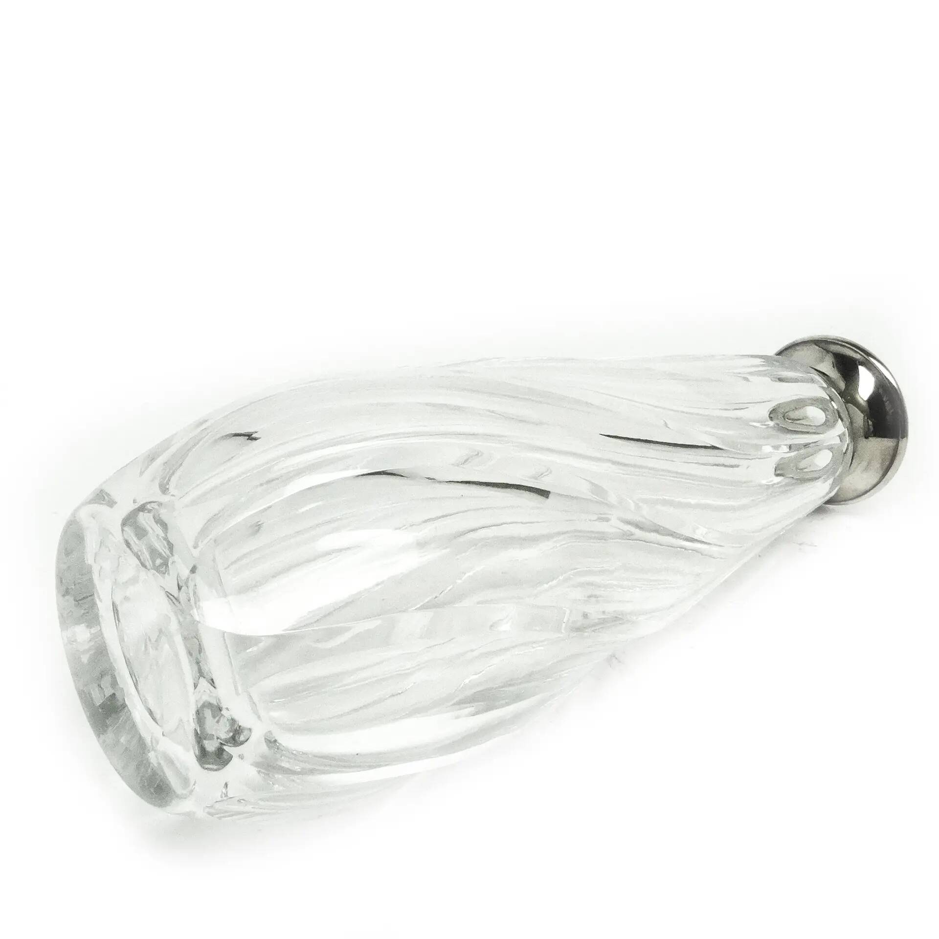 Vase Art Déco, cristal, Norvège, années 1950