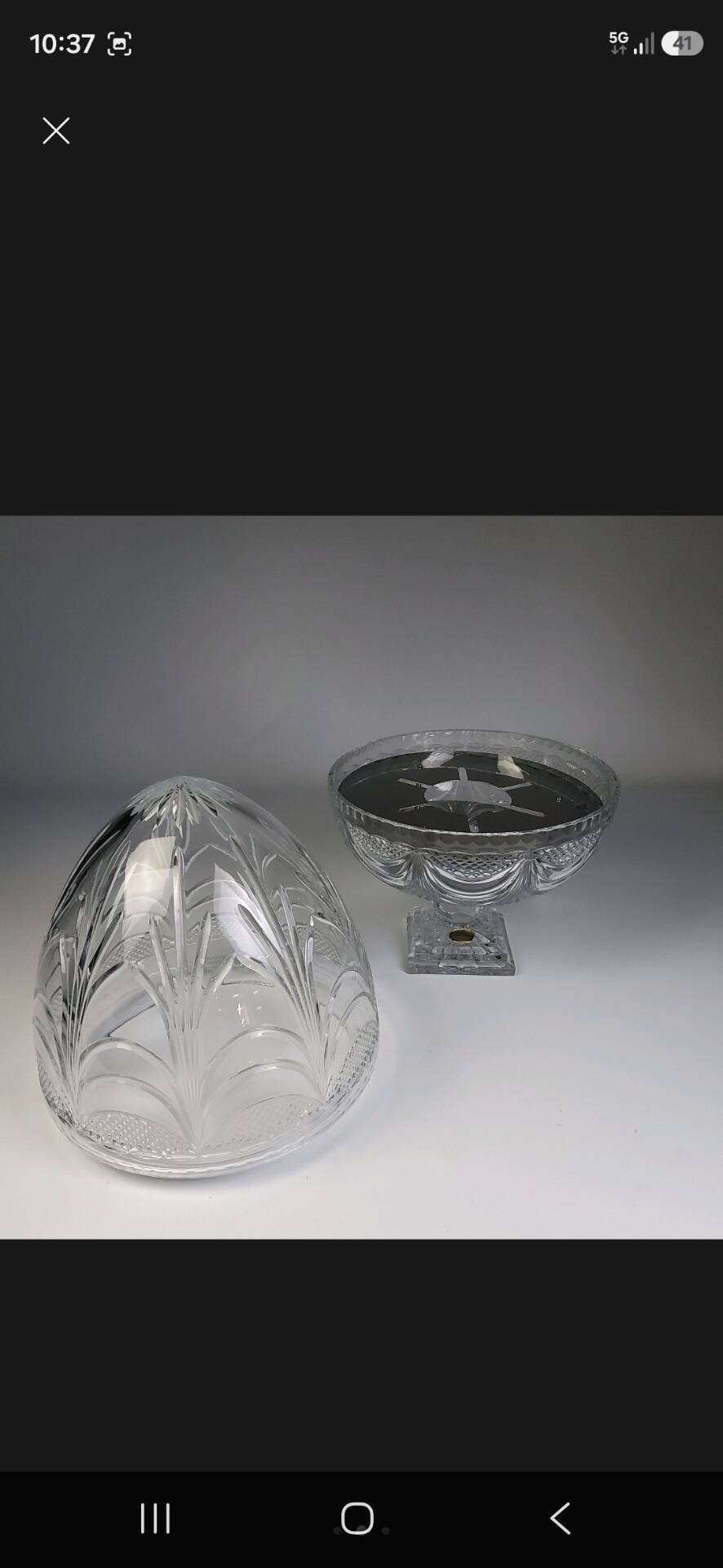 Crystal champagne cellar