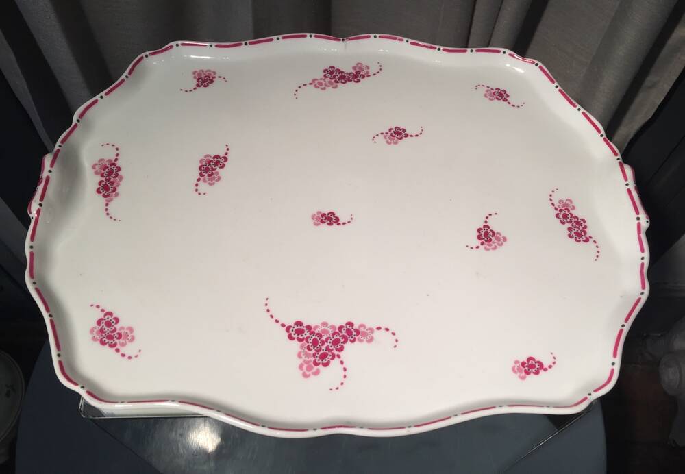 Lise model limoges porcelain presentation tray